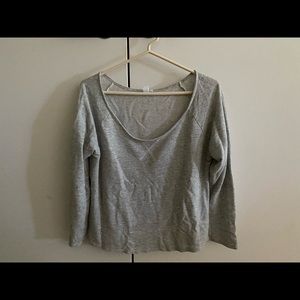 Eberjey gray off the shoulder top